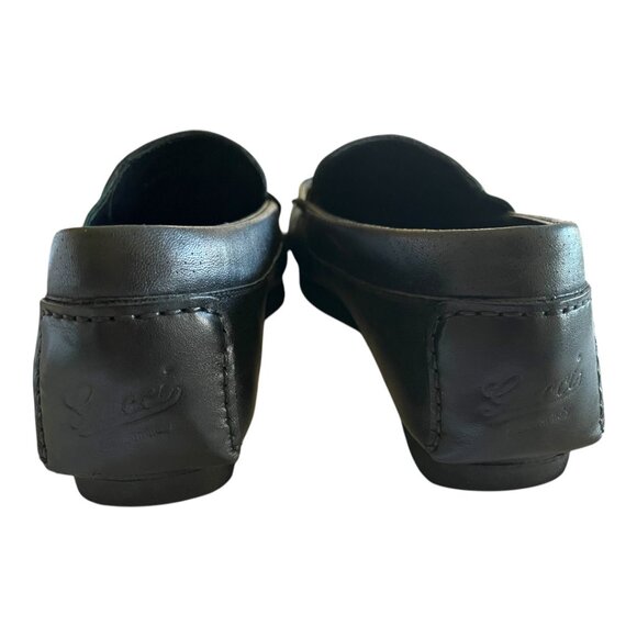 Gucci Men's Black Drivers with Red/Blue Ribbon - Picture 6 of 8